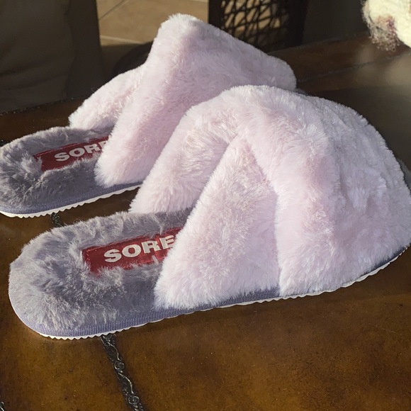 Sorel Go Run Mail Slippers - lilac - Size 6 EUC - Picture 4 of 6